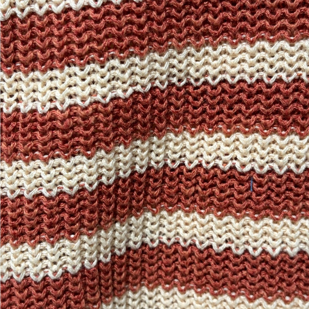 Faherty Miramar Linen Sweater Tank NWT size Small in Sandstone Stripe Sleeveless - Picture 6 of 13